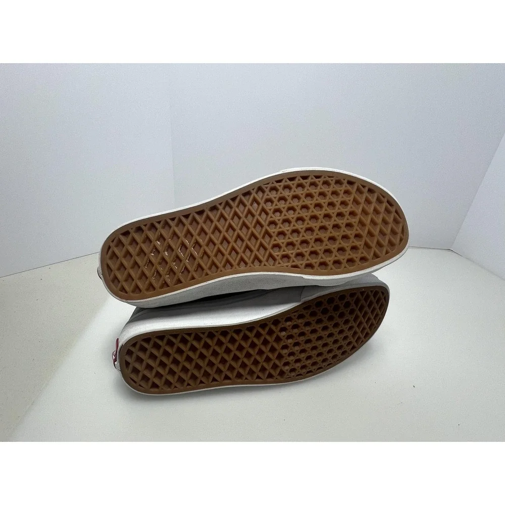Vans‎ Sk8-Hi Shoes Mens 5.5 Women 7 Gray Suede High Top Skateboarding Sneakers